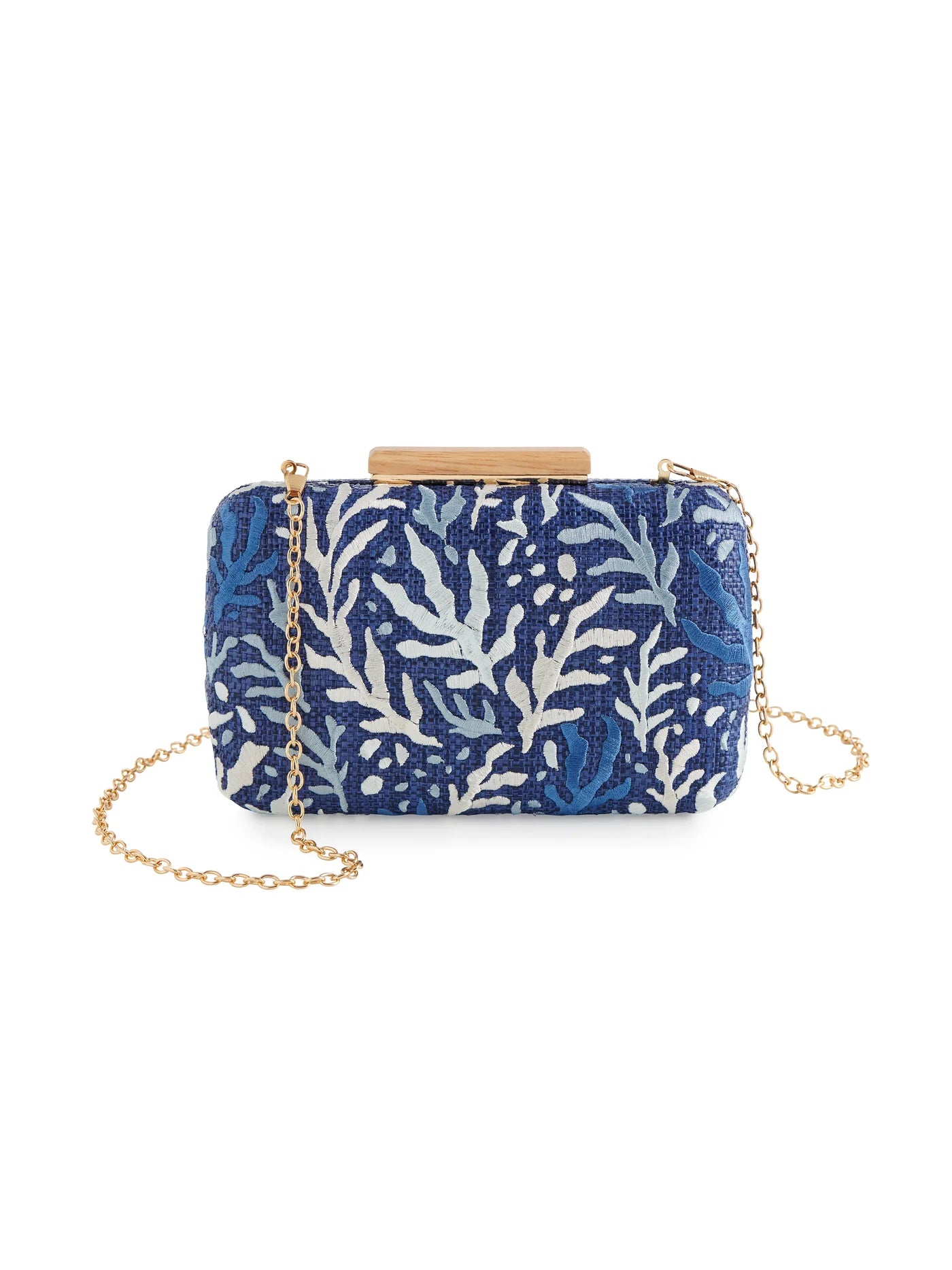 Blue Sea Clutch-130 ACCESSORIES-SHIRALEAH-July & June Women's Fashion Boutique Located in San Antonio, Texas