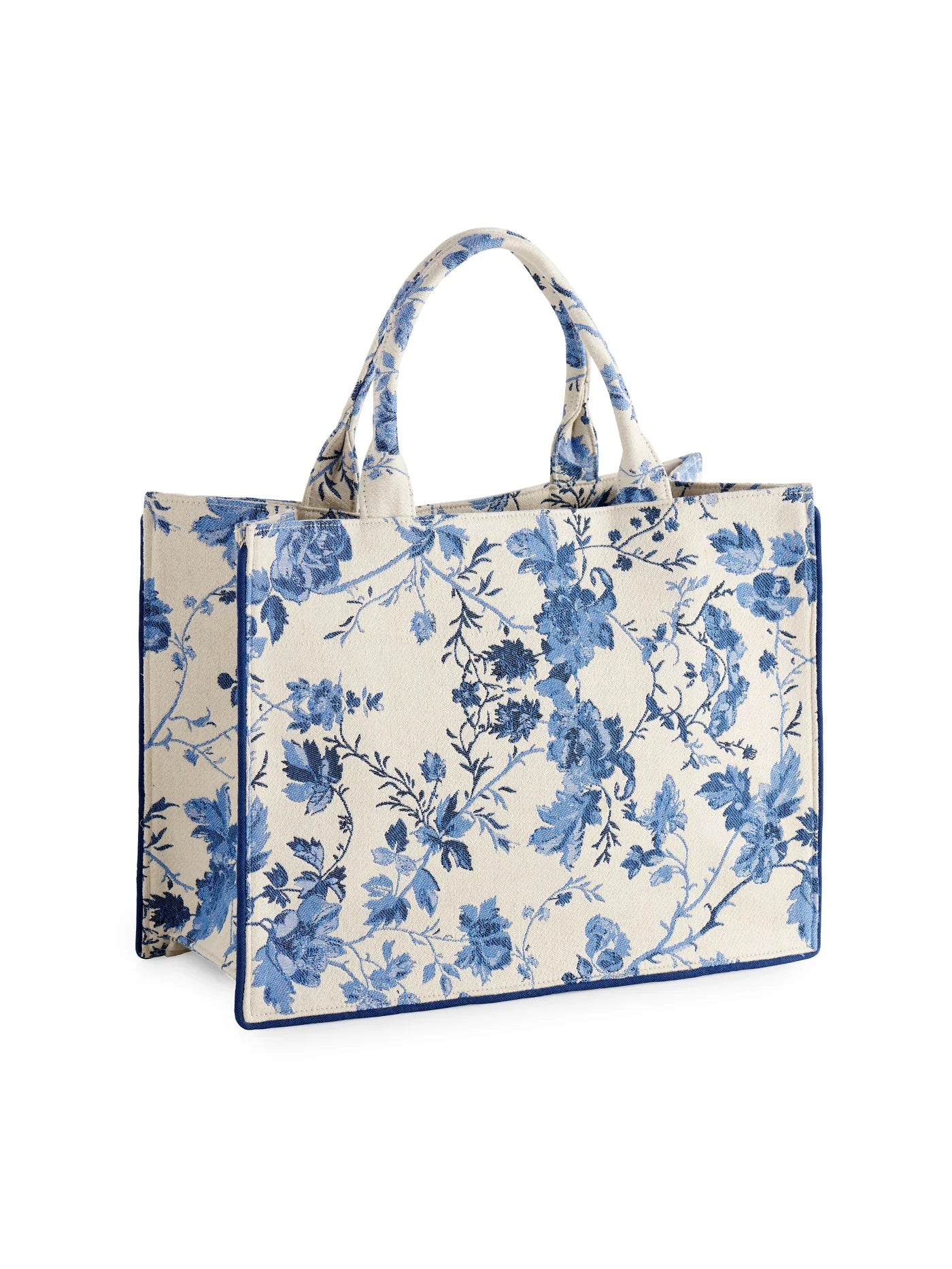 Fiorella Tote - Blue-130 ACCESSORIES-SHIRALEAH-July & June Women's Fashion Boutique Located in San Antonio, Texas