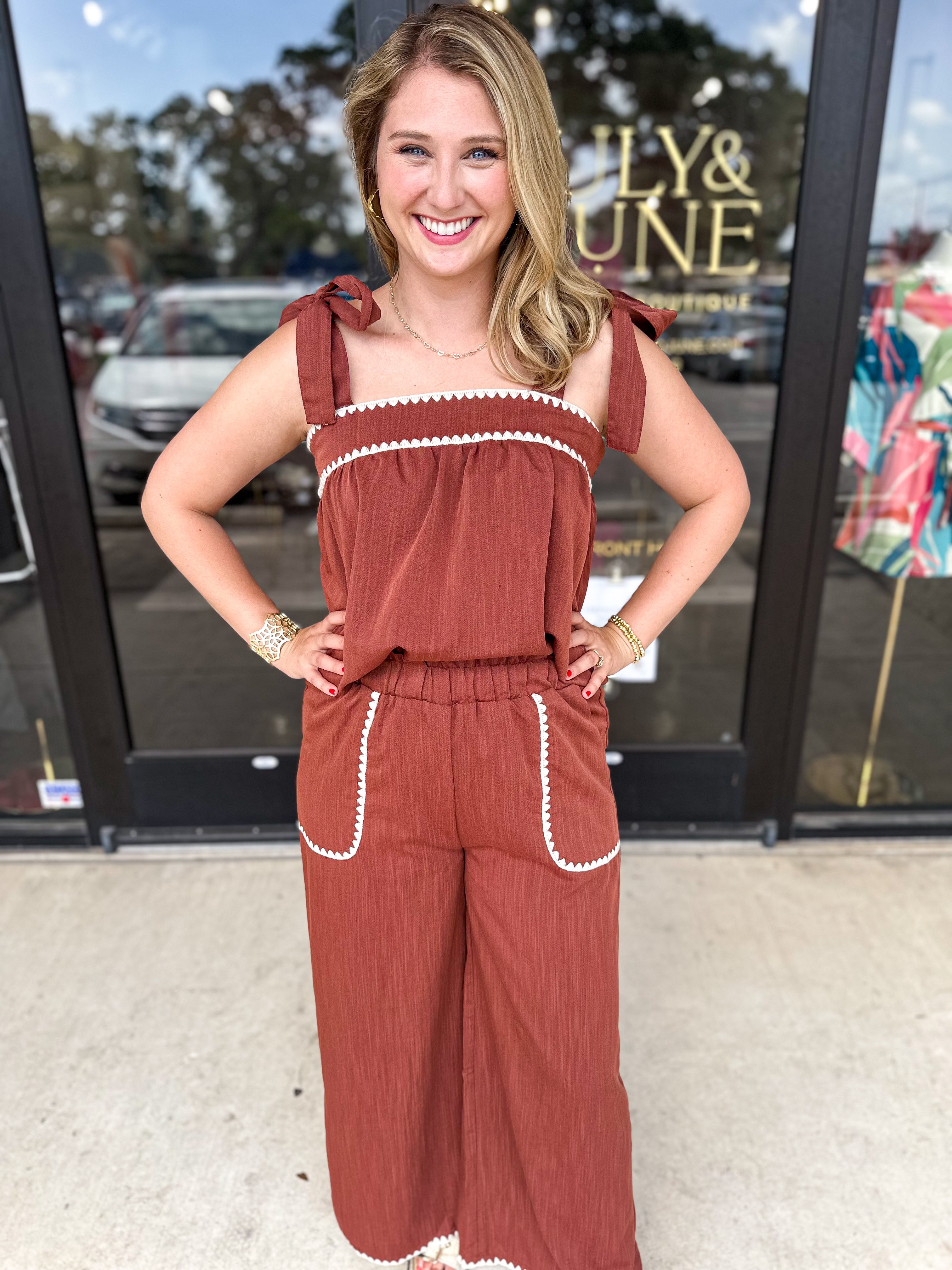 Callie Set - Clay-500 Midi-ENTRO-July & June Women's Fashion Boutique Located in San Antonio, Texas