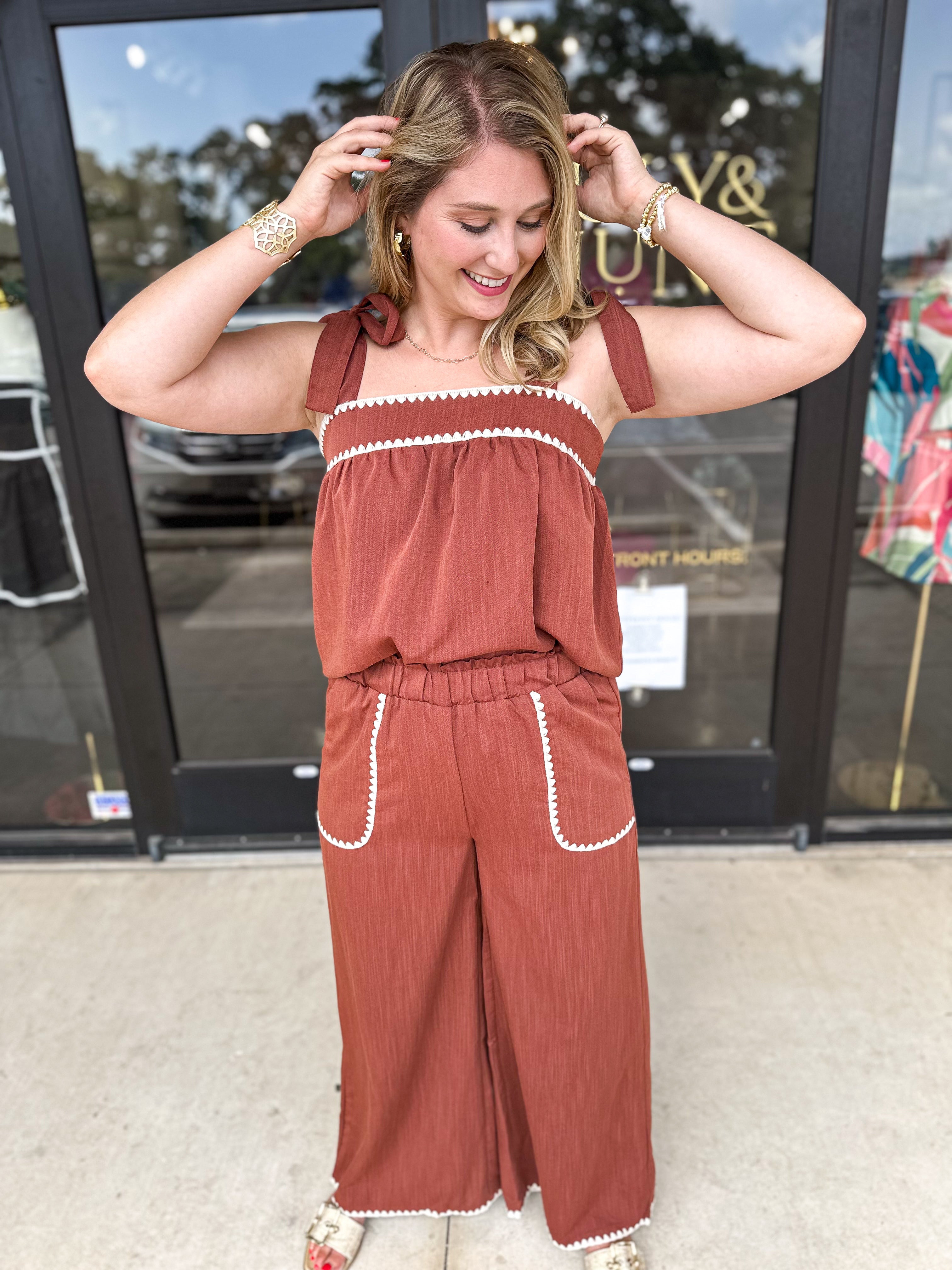 Callie Set - Clay-500 Midi-ENTRO-July & June Women's Fashion Boutique Located in San Antonio, Texas