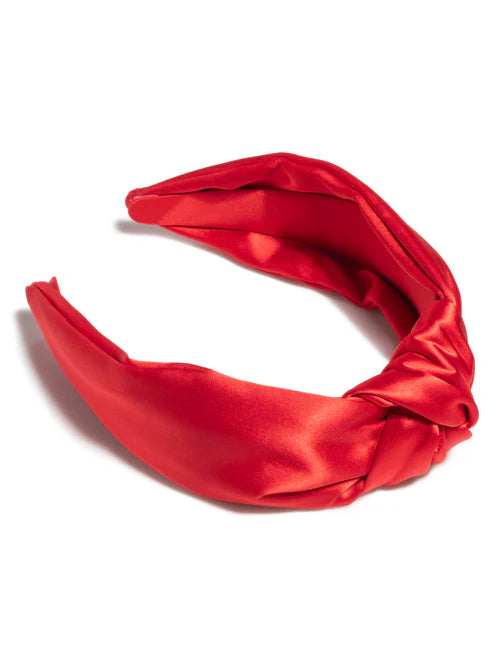 Satin Knotted Headband - Red-110 Jewelry & Hair-SHIRALEAH-July & June Women's Fashion Boutique Located in San Antonio, Texas