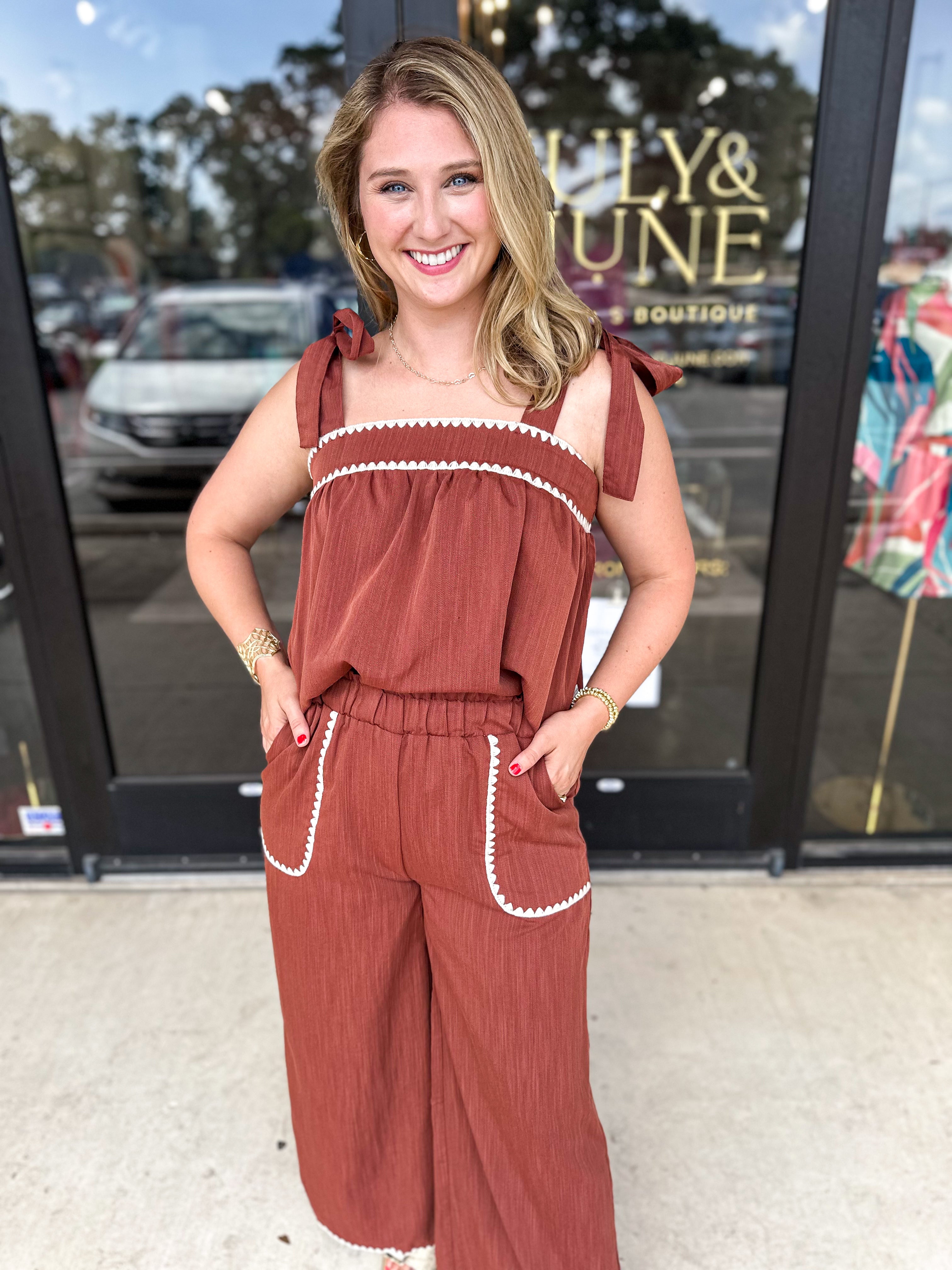 Callie Set - Clay-500 Midi-ENTRO-July & June Women's Fashion Boutique Located in San Antonio, Texas