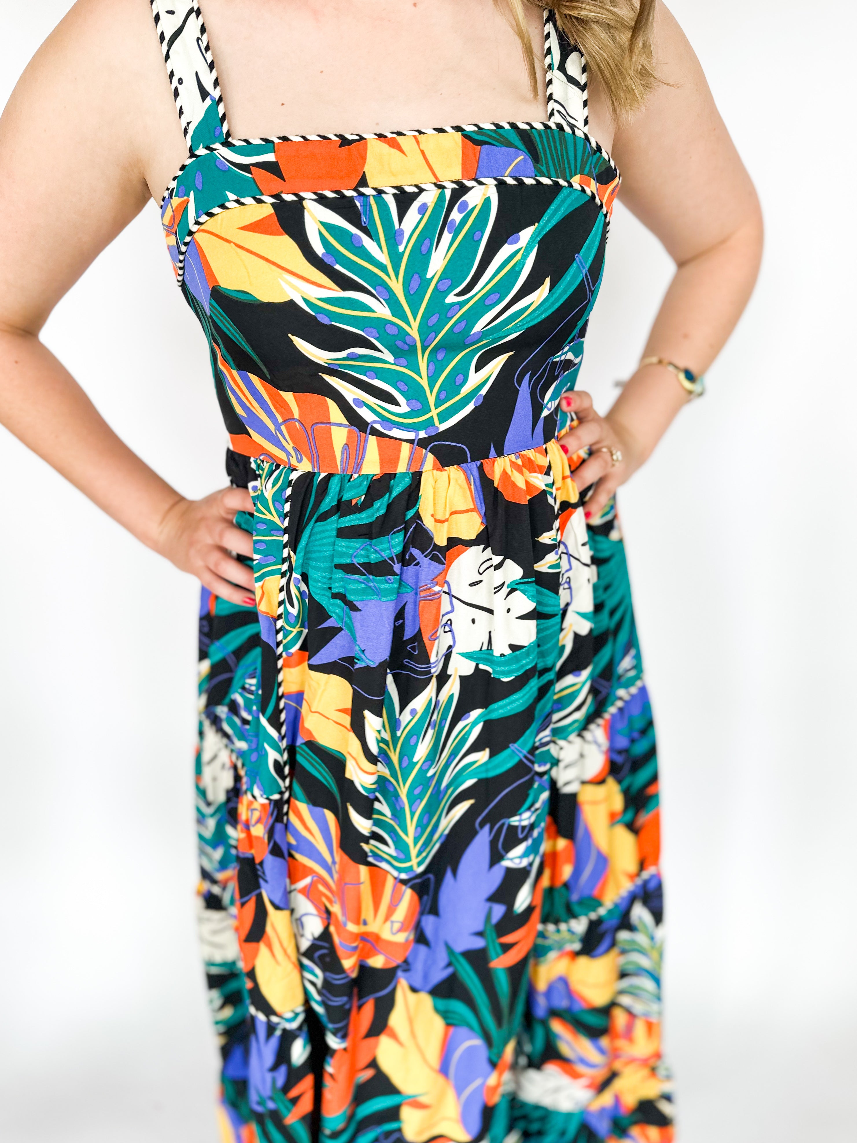 Island Explorer Midi Dress-500 Midi-ENTRO-July & June Women's Fashion Boutique Located in San Antonio, Texas