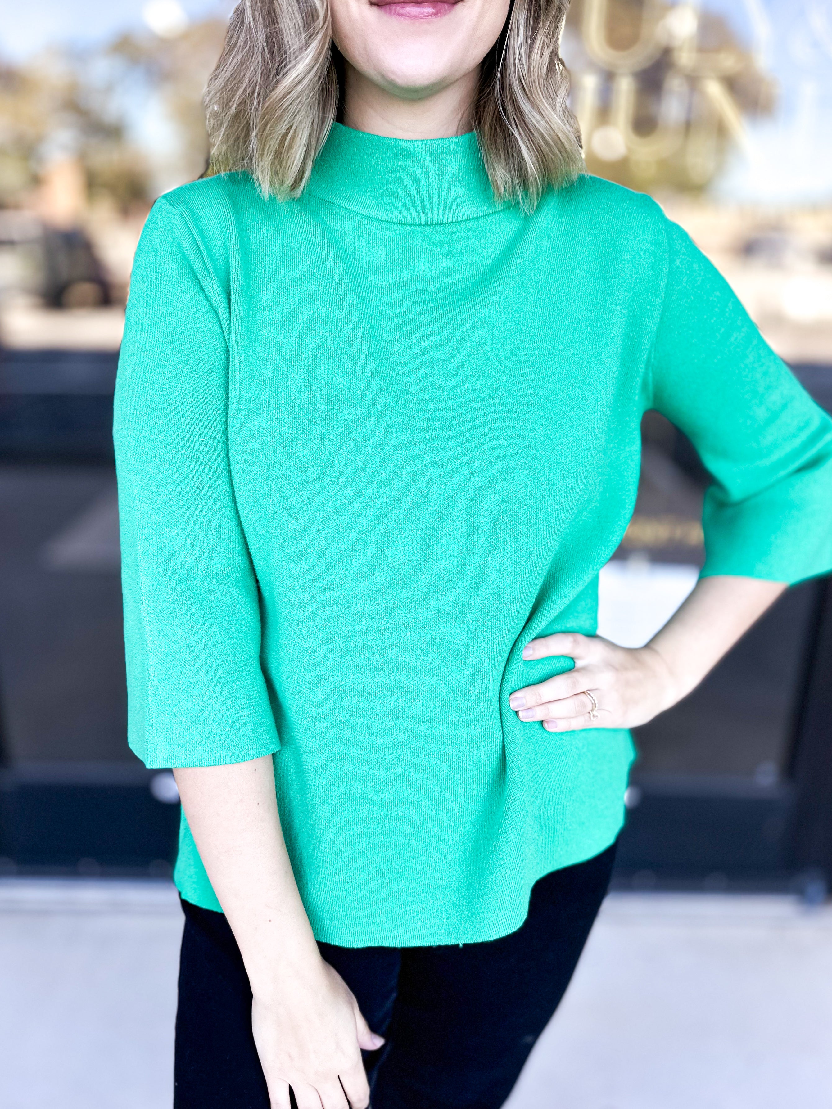 The Clara Sweater - Green-230 Sweaters/Cardis-FATE-July & June Women's Fashion Boutique Located in San Antonio, Texas