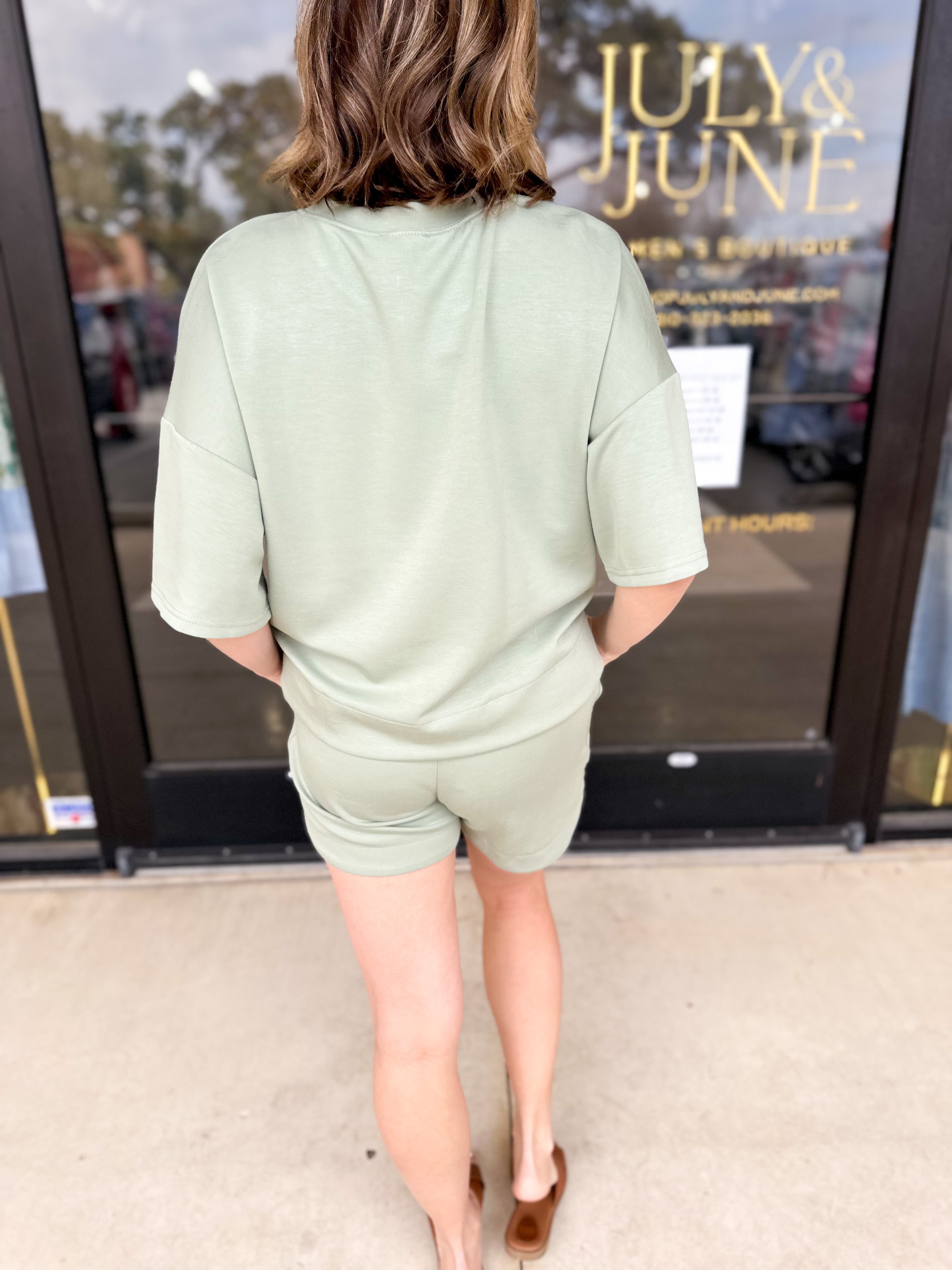 The Natalie Set - Sage-300 Athleisure/Lounge-JODIFL-July & June Women's Fashion Boutique Located in San Antonio, Texas