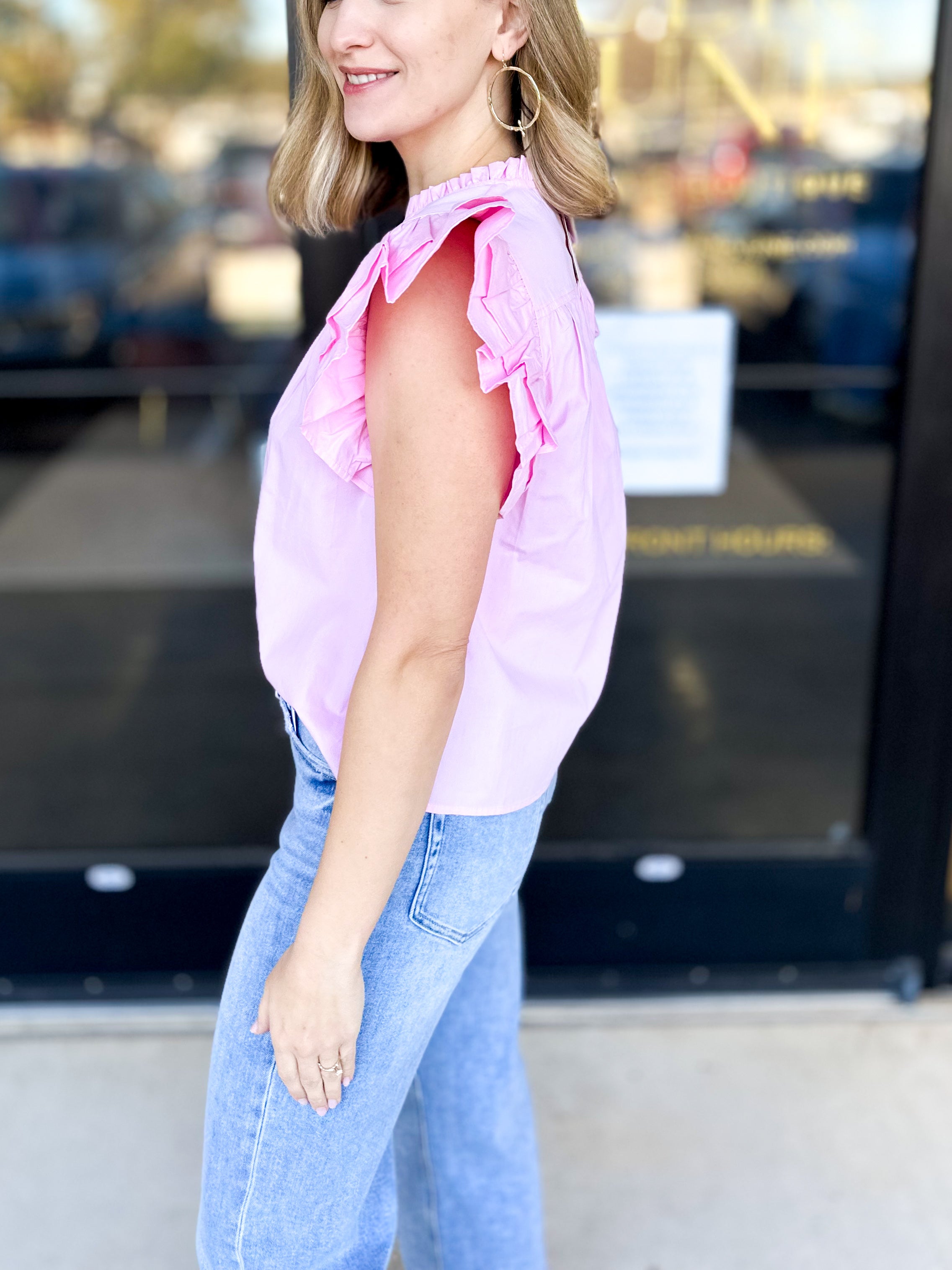 Classic Chic Blouse - Pink-200 Fashion Blouses-JODIFL-July & June Women's Fashion Boutique Located in San Antonio, Texas