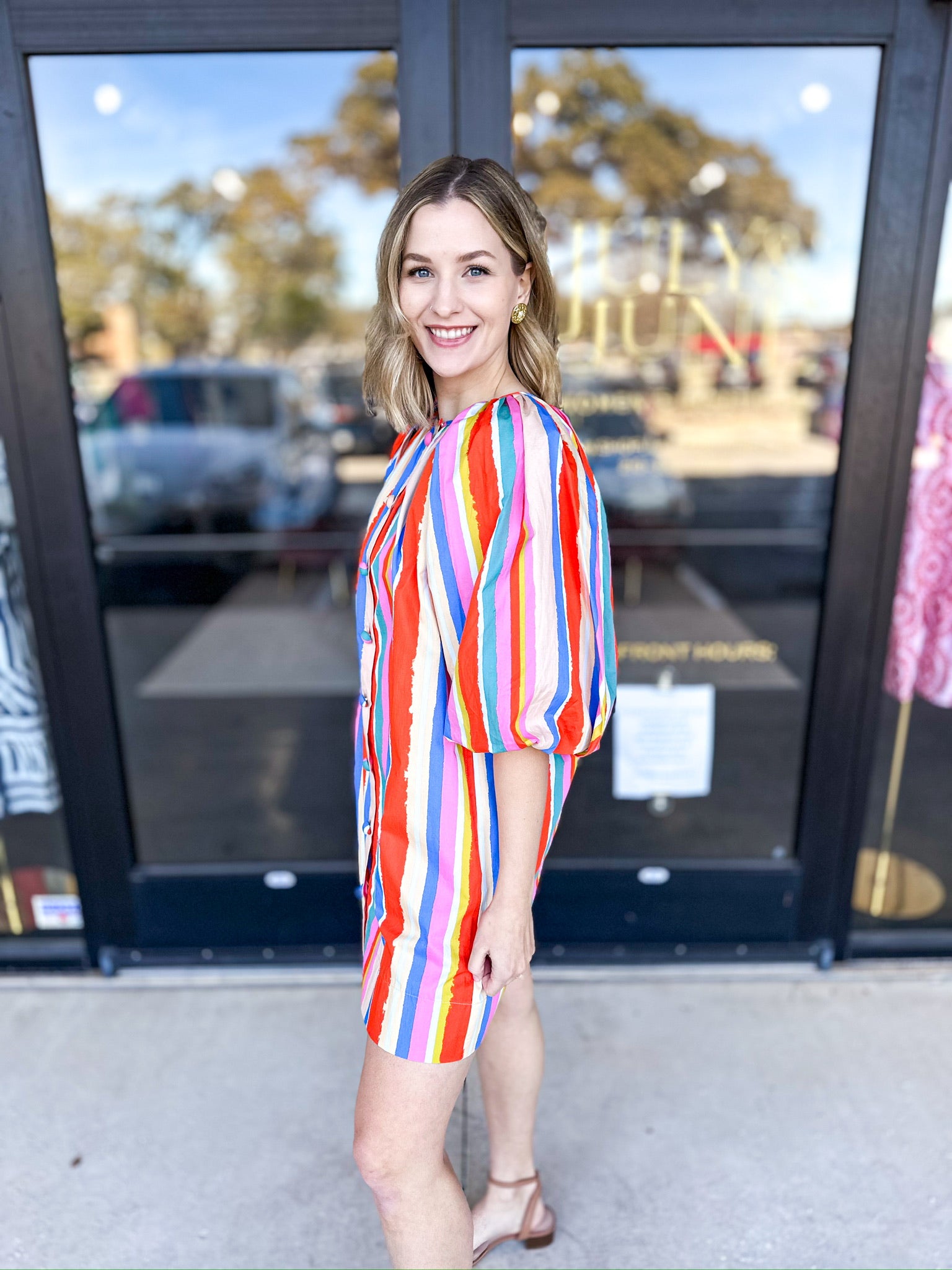 Multicolored Dream Mini Dress-510 Mini-FATE-July & June Women's Fashion Boutique Located in San Antonio, Texas