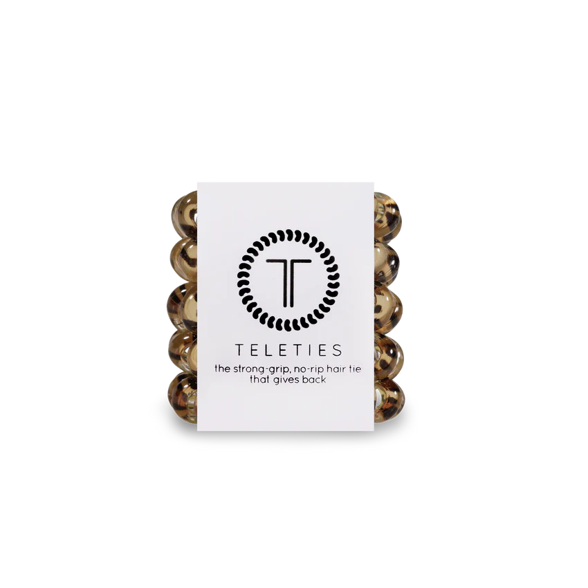 Teleties - Tiny - Leopard-110 Jewelry & Hair-Teleties-July & June Women's Fashion Boutique Located in San Antonio, Texas