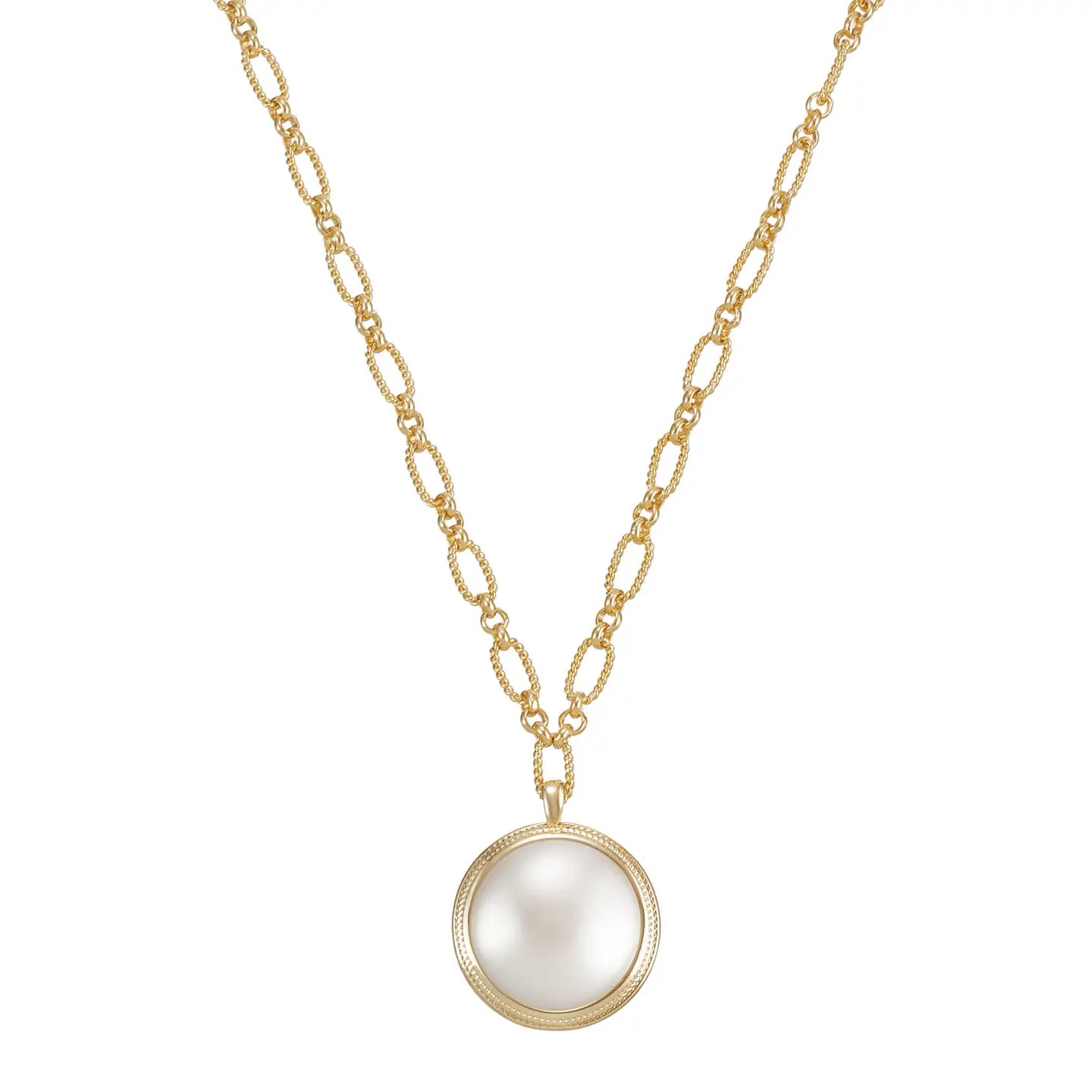 Natalie Wood - Solaris Pendant Necklace in Pearl-110 Jewelry & Hair-Natalie Wood-July & June Women's Fashion Boutique Located in San Antonio, Texas