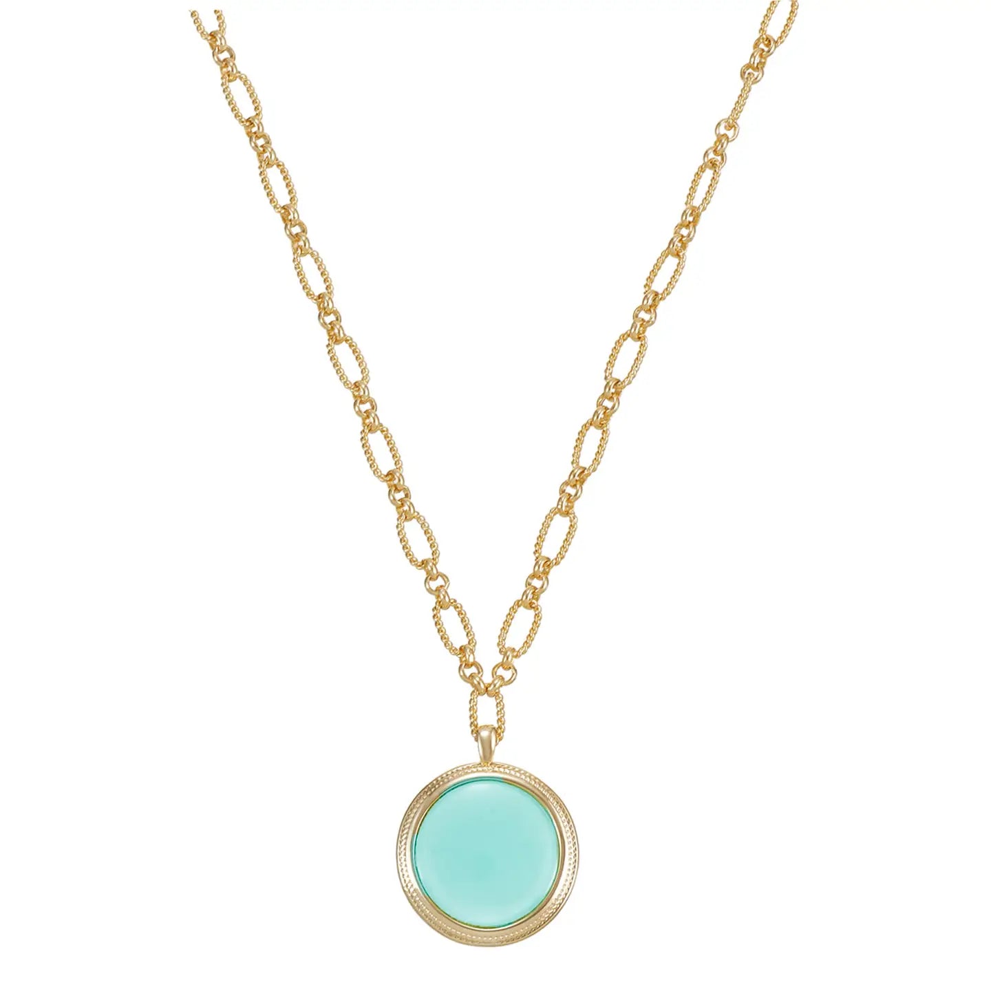 Natalie Wood - Solaris Pendant Necklace in Aqua-110 Jewelry & Hair-Natalie Wood-July & June Women's Fashion Boutique Located in San Antonio, Texas