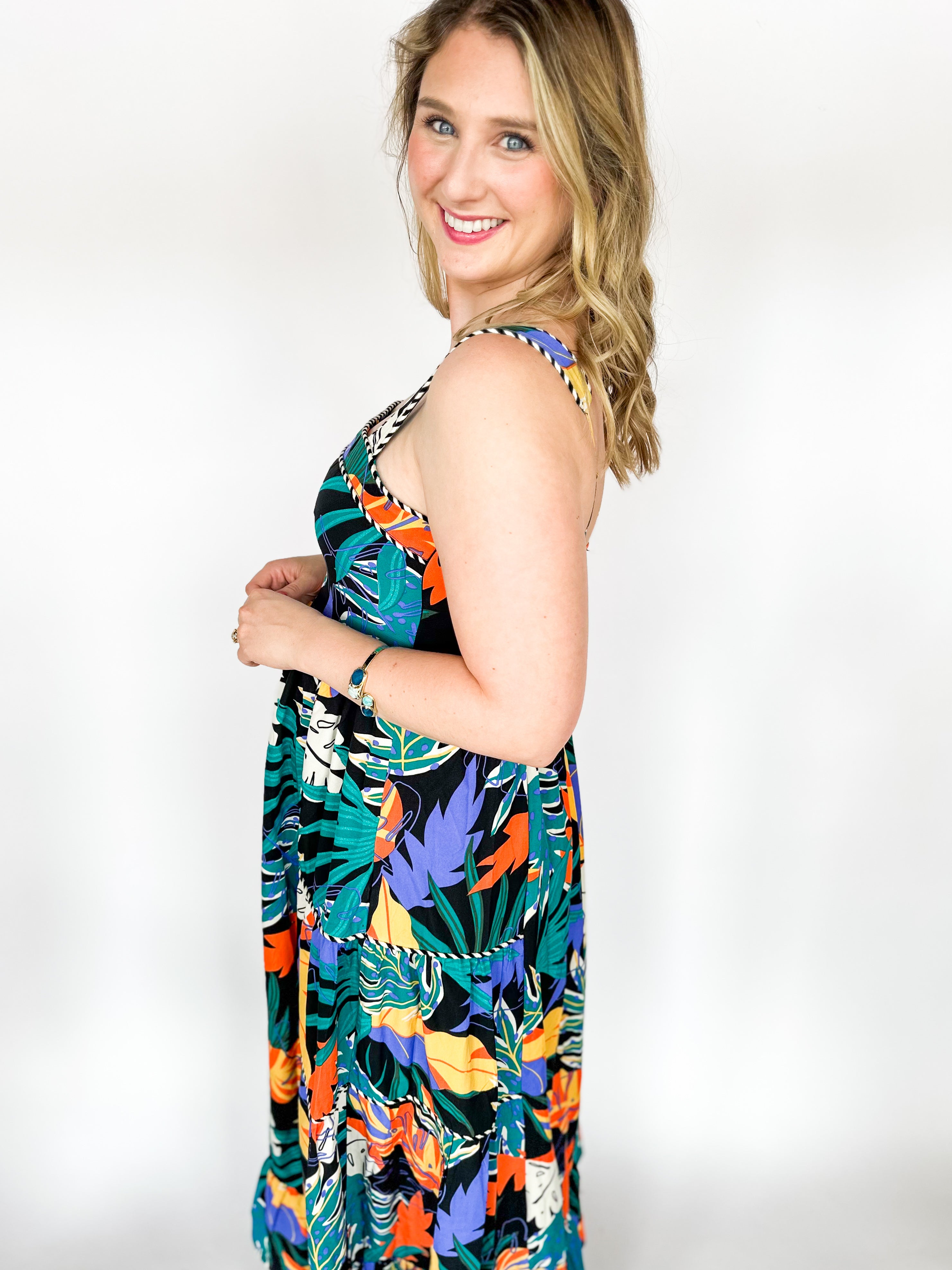 Island Explorer Midi Dress-500 Midi-ENTRO-July & June Women's Fashion Boutique Located in San Antonio, Texas