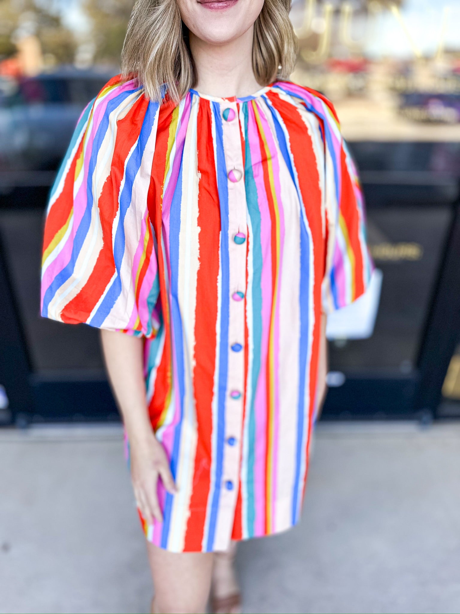 Multicolored Dream Mini Dress-510 Mini-FATE-July & June Women's Fashion Boutique Located in San Antonio, Texas