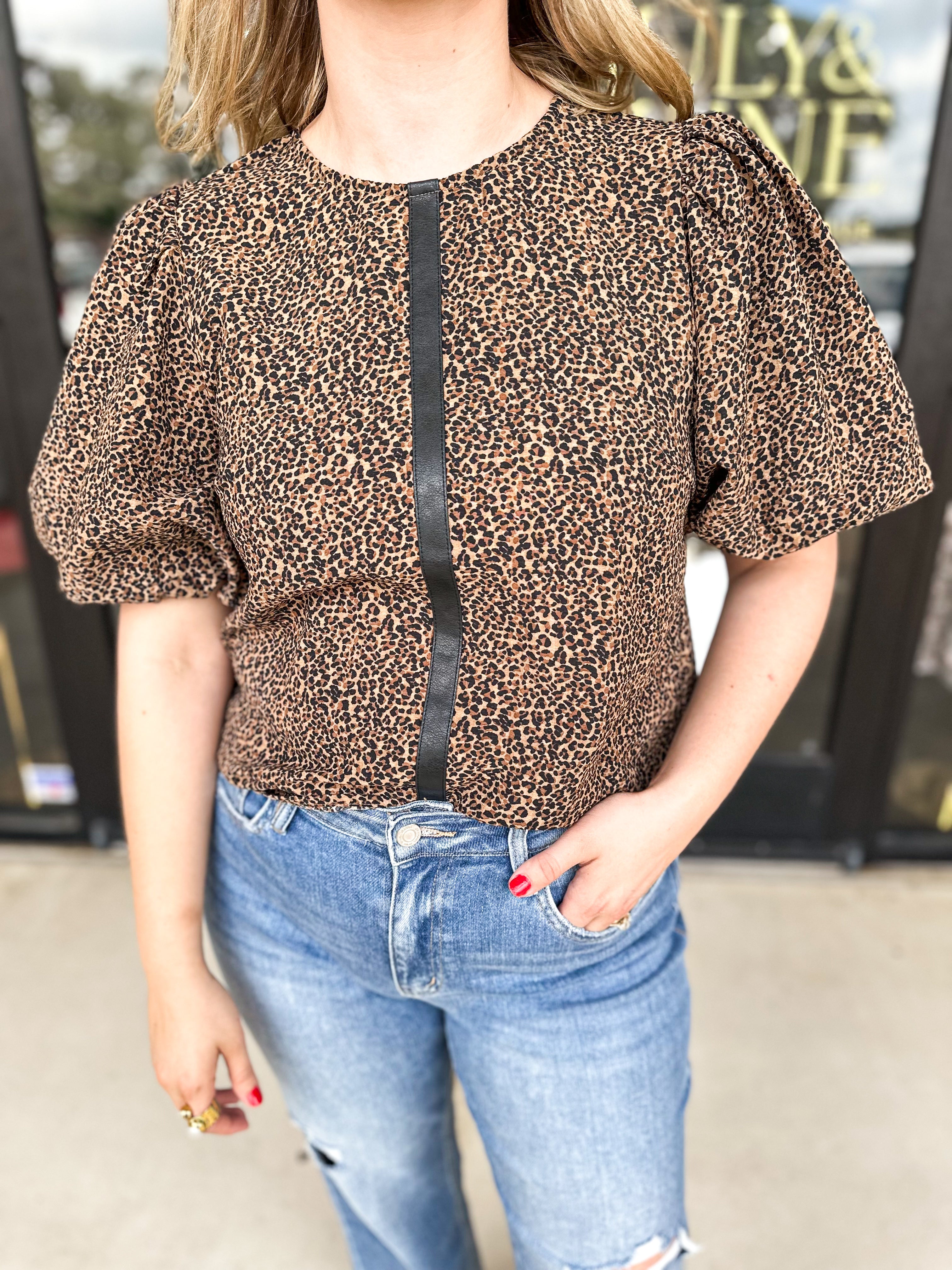 THML - Shania Blouse-200 Fashion Blouses-THML-July & June Women's Fashion Boutique Located in San Antonio, Texas