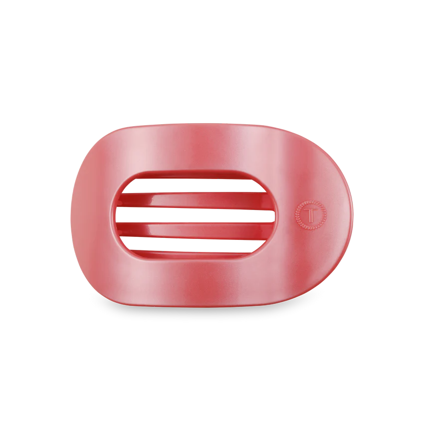 Teleties - Flat Round Hair Clips - Medium - Calming Coral-110 Jewelry & Hair-Teleties-July & June Women's Fashion Boutique Located in San Antonio, Texas