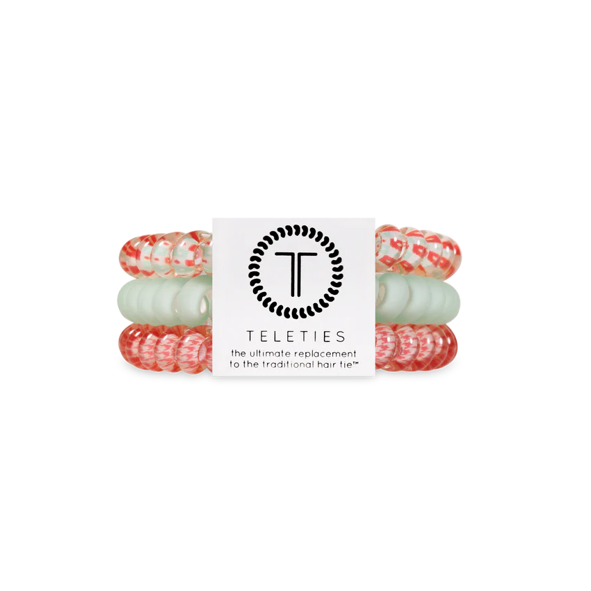 Teleties - Small - Calming Coral-110 Jewelry & Hair-Teleties-July & June Women's Fashion Boutique Located in San Antonio, Texas