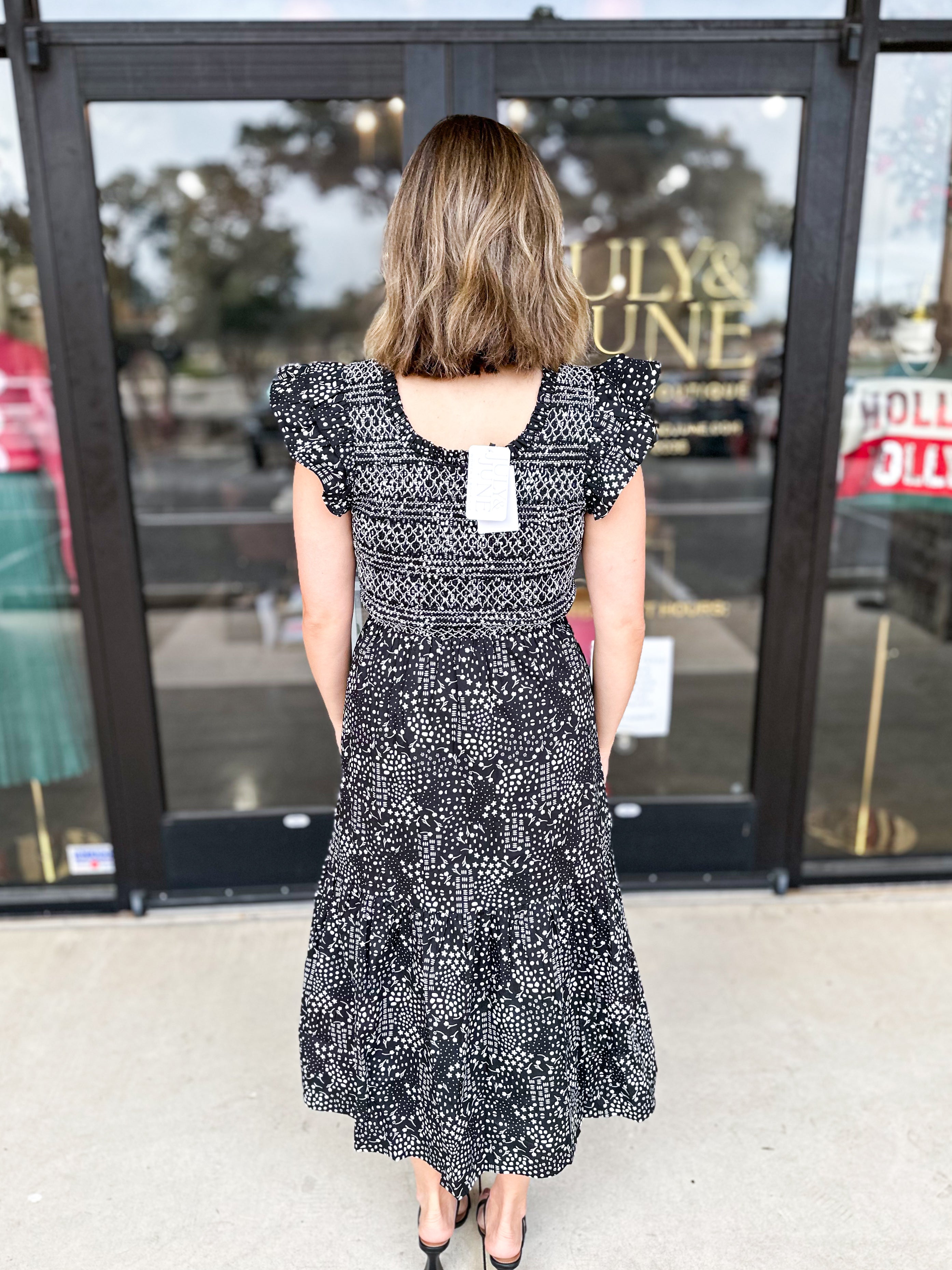 Maggie Midi Dress-500 Midi-SUGARLIPS-July & June Women's Fashion Boutique Located in San Antonio, Texas