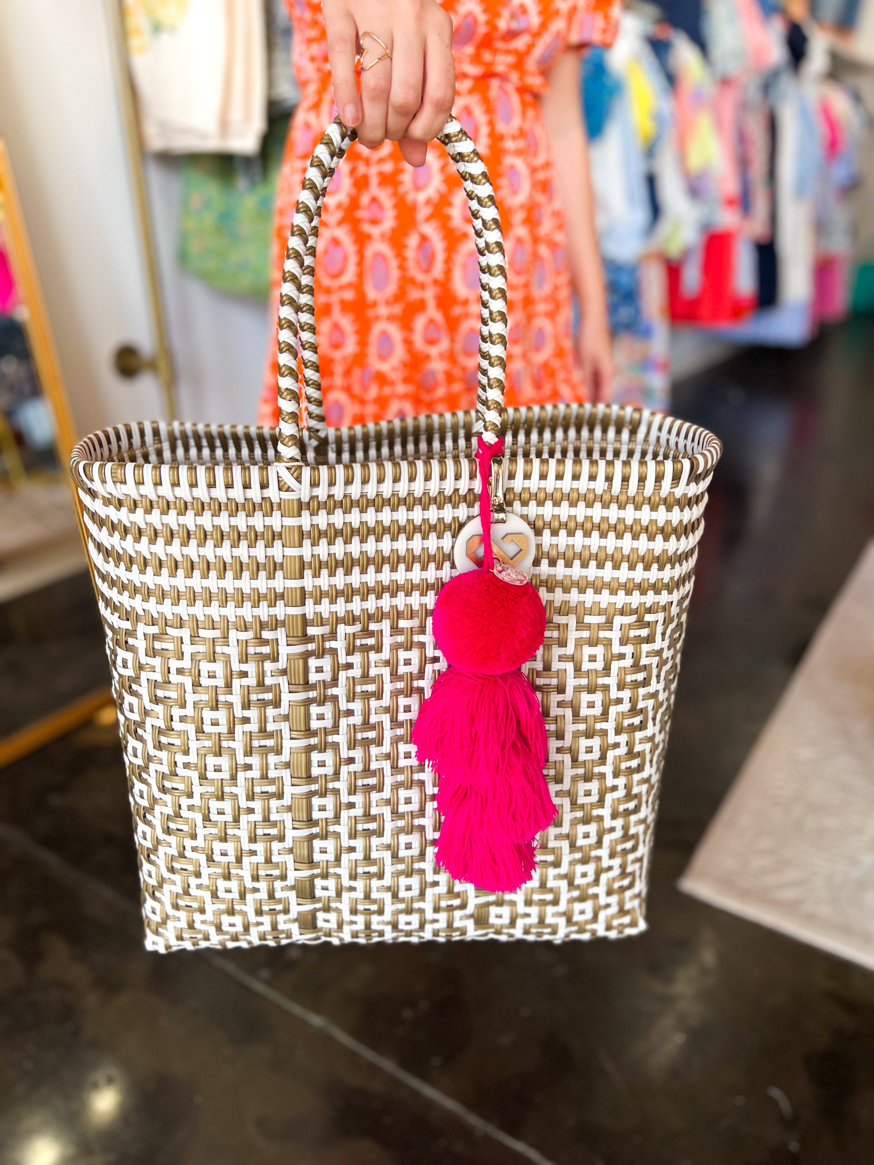 Maria Victoria - Gelato Gw Tote Bag Large-130 Accessories-MARIA VICTORIA-July & June Women's Fashion Boutique Located in San Antonio, Texas