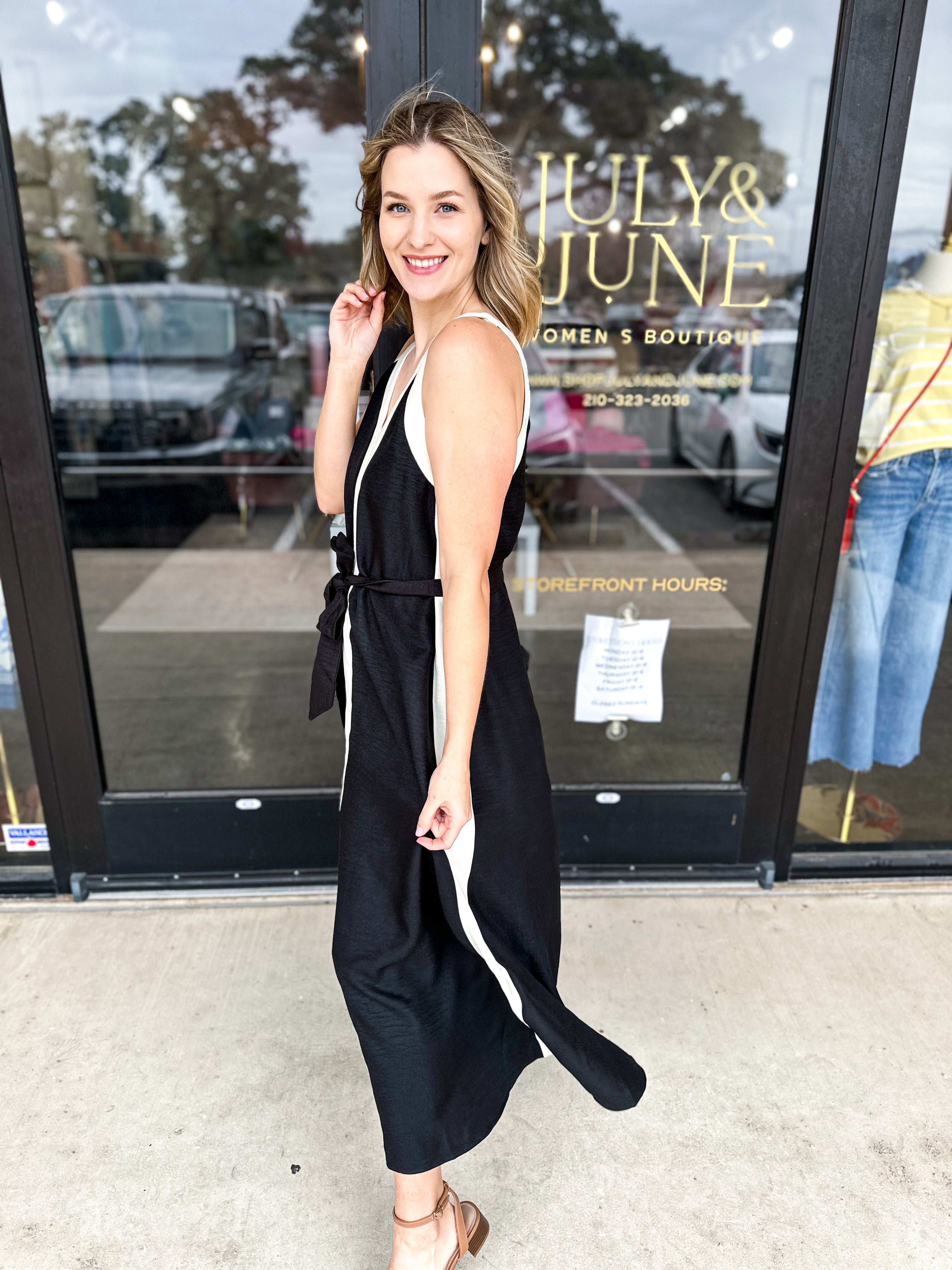 Throw On & Go Midi Dress-500 Midi-ENTRO-July & June Women's Fashion Boutique Located in San Antonio, Texas