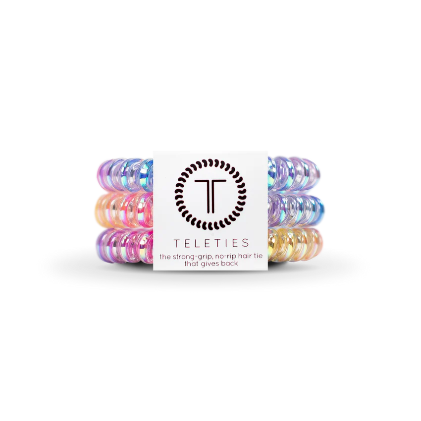 Teleties - Small - Eat Glitter For Breakfast-110 Jewelry & Hair-Teleties-July & June Women's Fashion Boutique Located in San Antonio, Texas