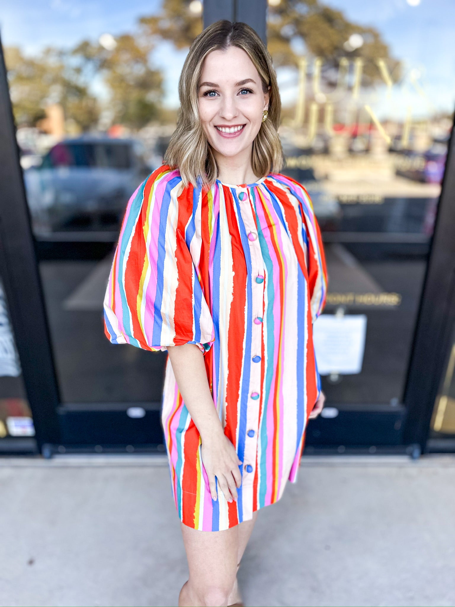 Multicolored Dream Mini Dress-510 Mini-FATE-July & June Women's Fashion Boutique Located in San Antonio, Texas