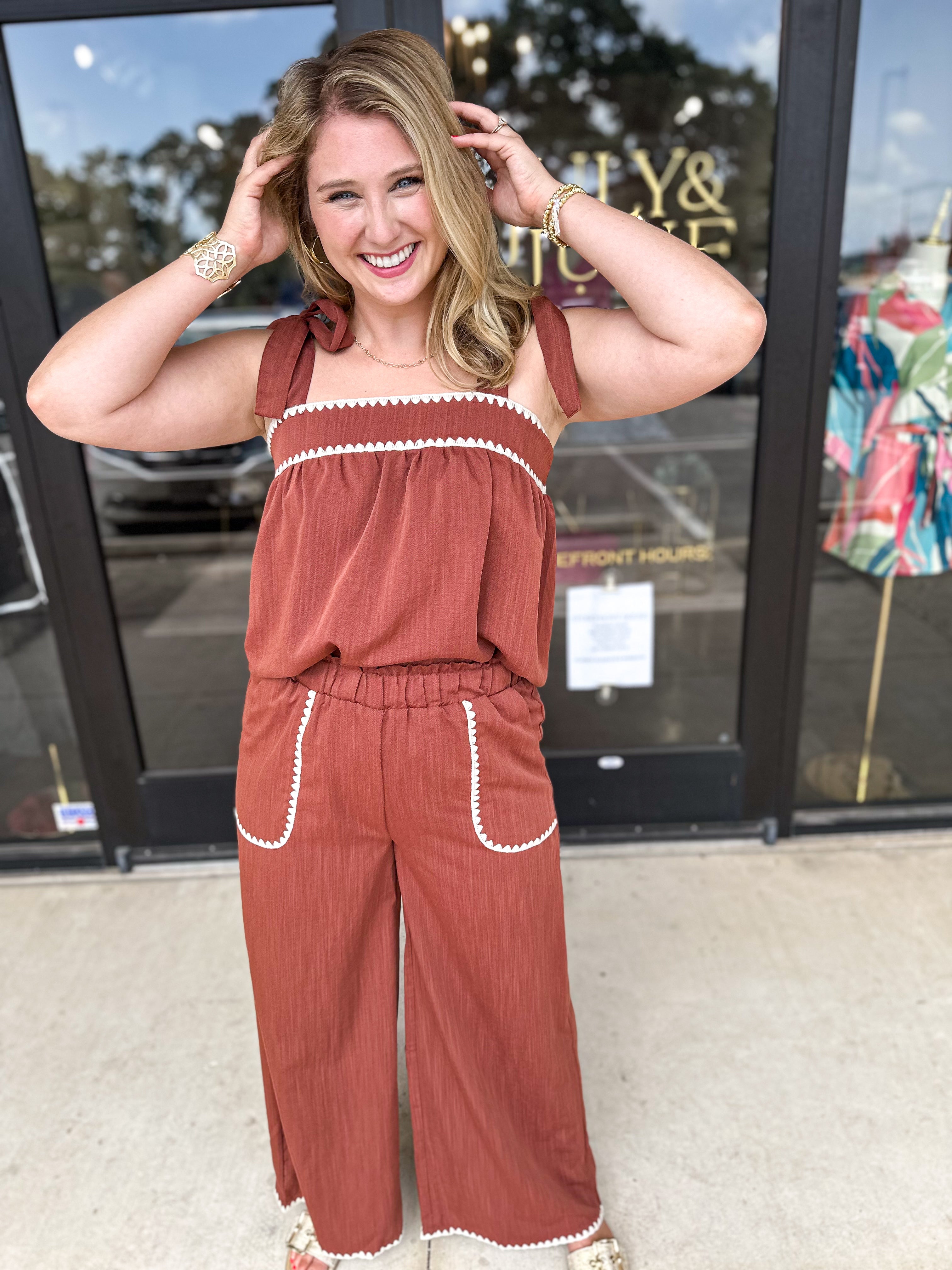 Callie Set - Clay-500 Midi-ENTRO-July & June Women's Fashion Boutique Located in San Antonio, Texas