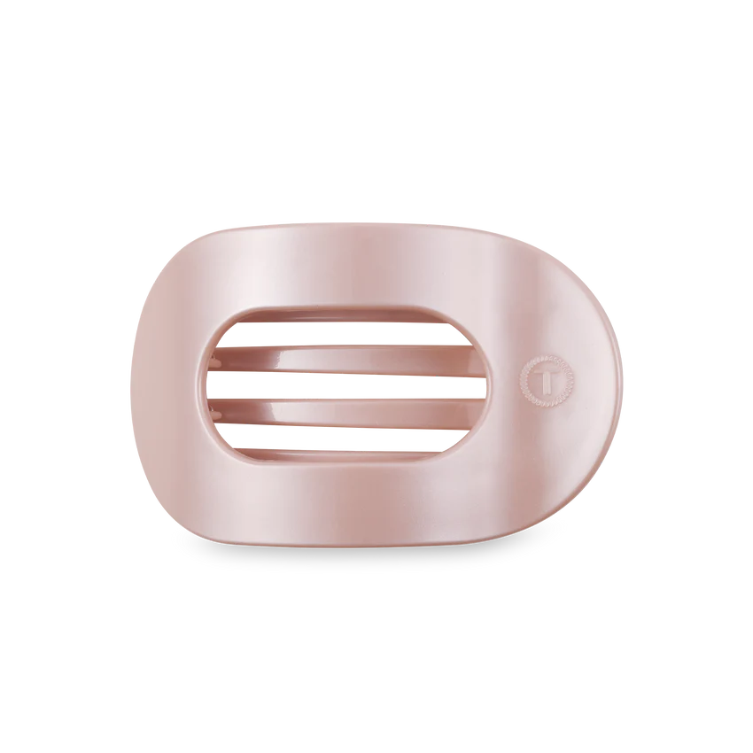 Teleties - Flat Round Hair Clips - Medium - Pearly Pink-110 Jewelry & Hair-Teleties-July & June Women's Fashion Boutique Located in San Antonio, Texas