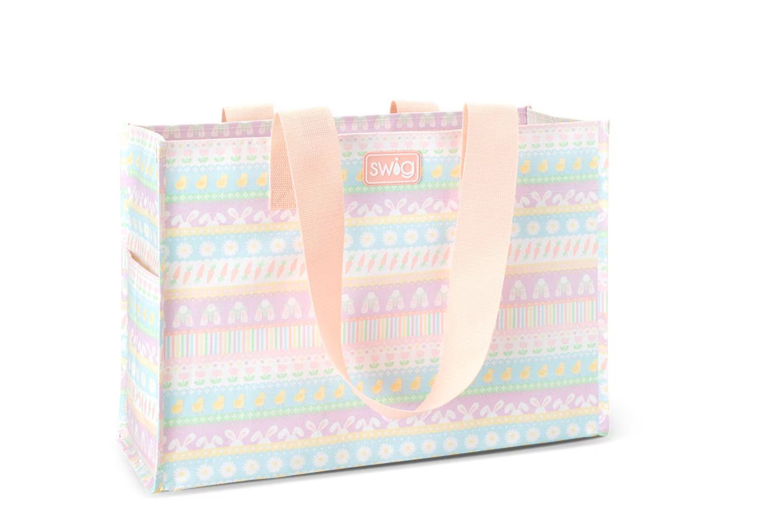 SWIG - Bunny Trails Reusable Bag - Large-140 - HOME & GIFT-SWIG-July & June Women's Fashion Boutique Located in San Antonio, Texas