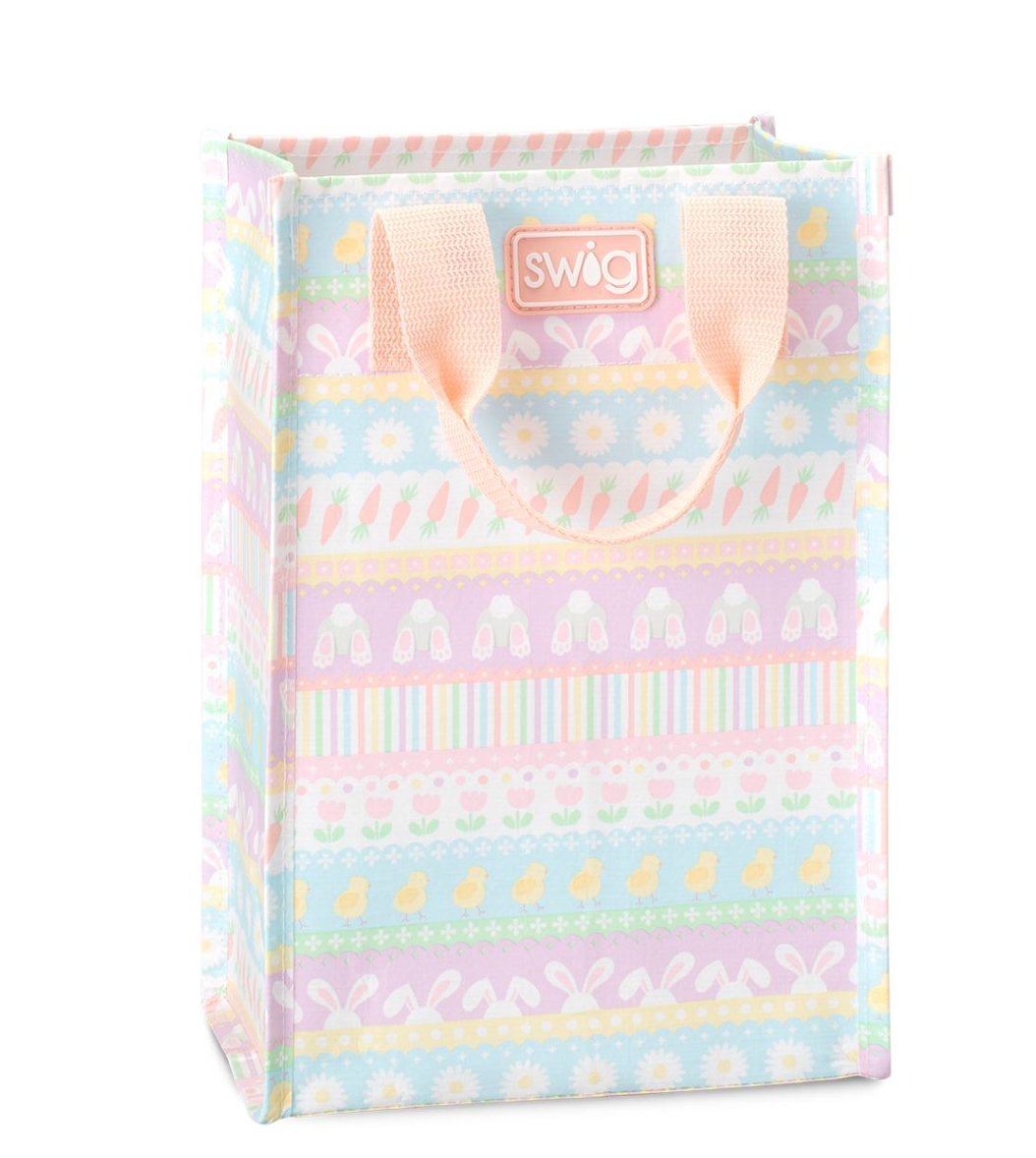 SWIG - Bunny Trails Reusable Bag - Tall-140 - HOME & GIFT-SWIG-July & June Women's Fashion Boutique Located in San Antonio, Texas