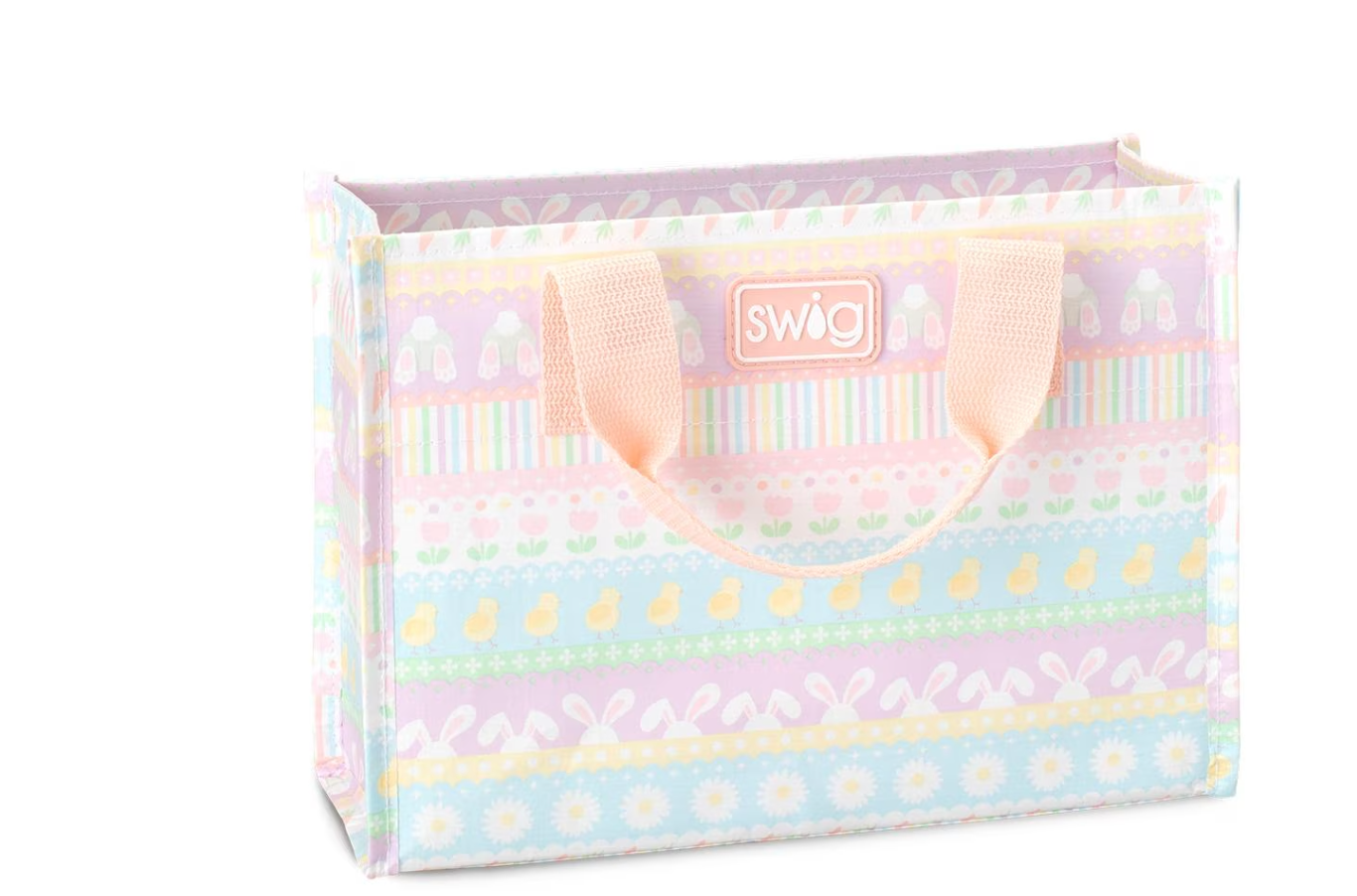 SWIG - Bunny Trails Reusable Bag - Small-140 - HOME & GIFT-SWIG-July & June Women's Fashion Boutique Located in San Antonio, Texas