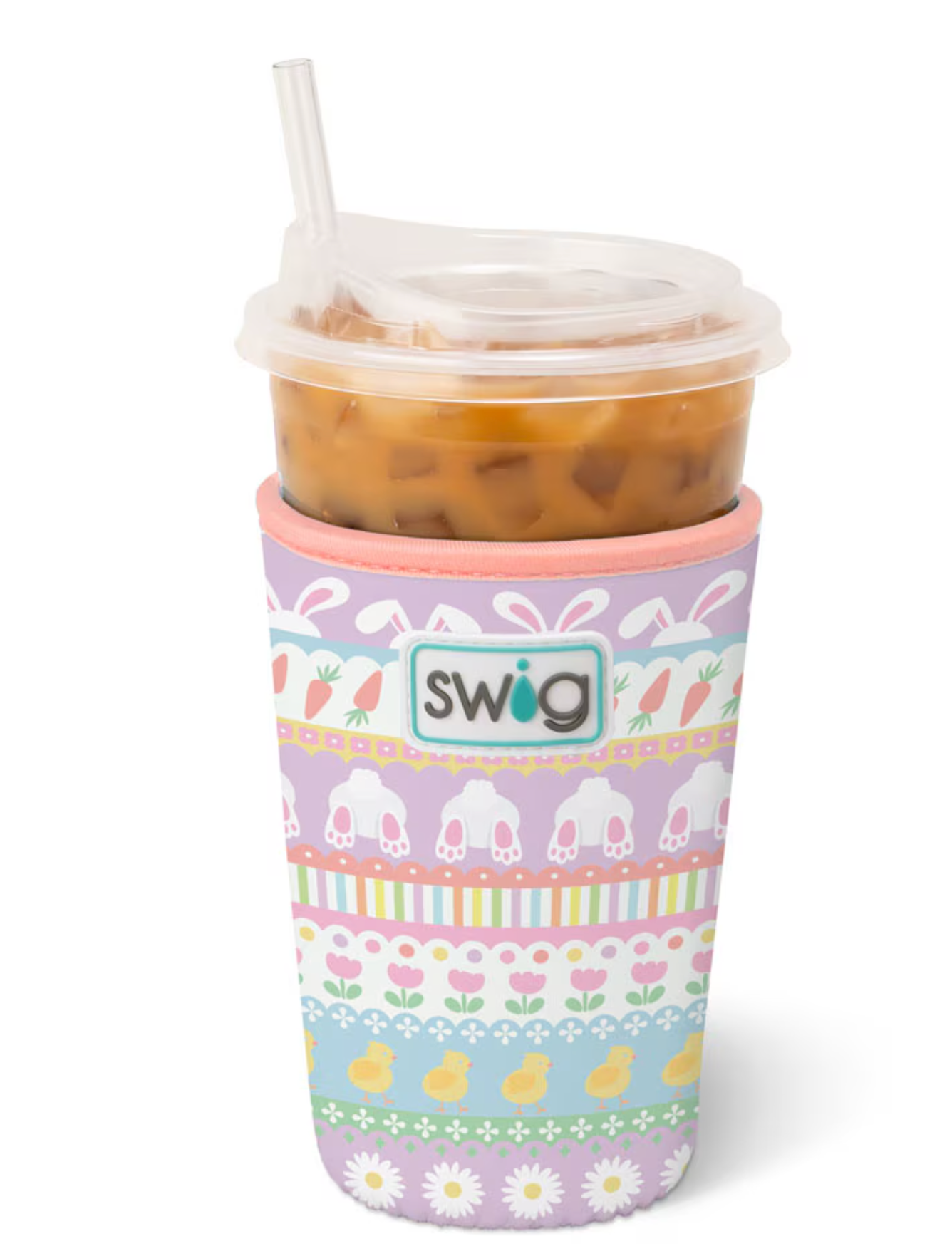 SWIG - Bunny Trails Iced Cup Coolie - Medium-140 - HOME & GIFT-SWIG-July & June Women's Fashion Boutique Located in San Antonio, Texas