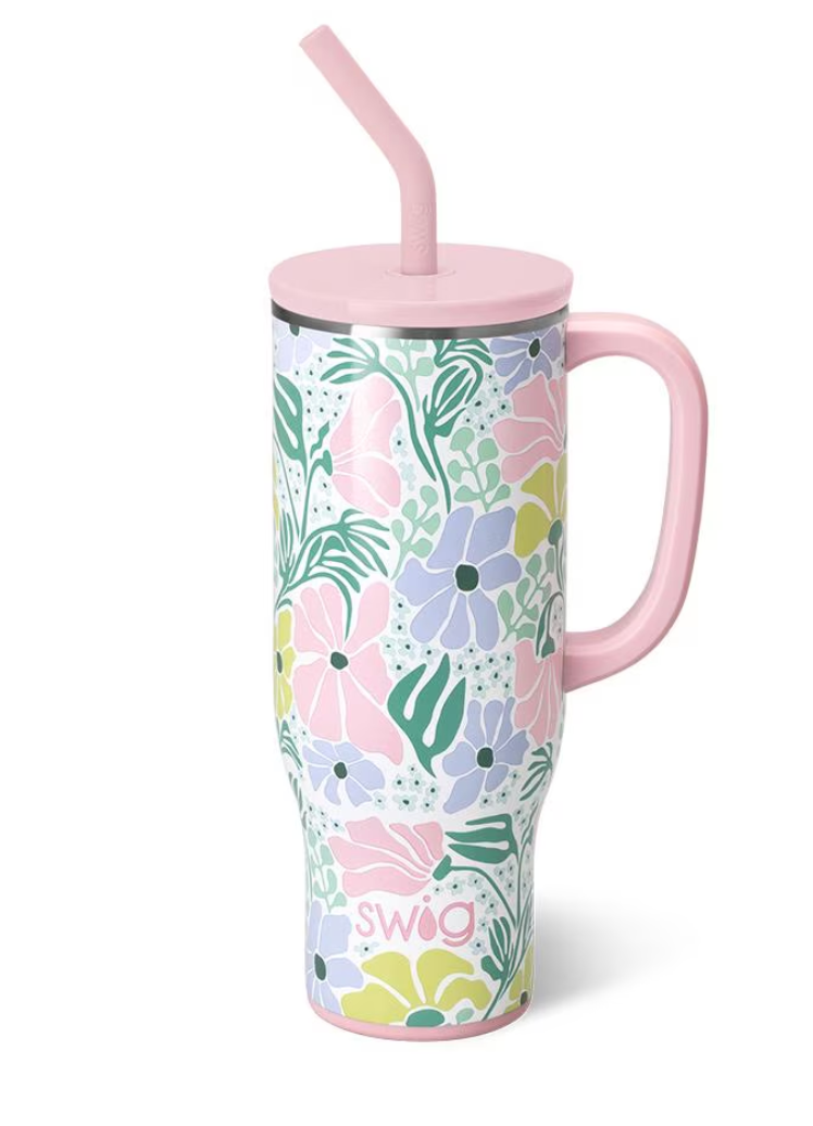 SWIG - Garden party Mega Mug 30oz-140 - HOME & GIFT-SWIG-July & June Women's Fashion Boutique Located in San Antonio, Texas