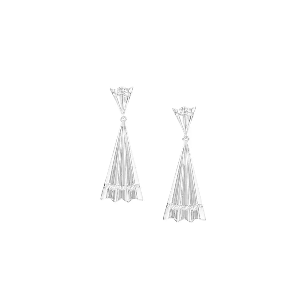 Natalie Wood - Solaris Mini Statement Earrings in Silver-110 Jewelry & Hair-Natalie Wood-July & June Women's Fashion Boutique Located in San Antonio, Texas