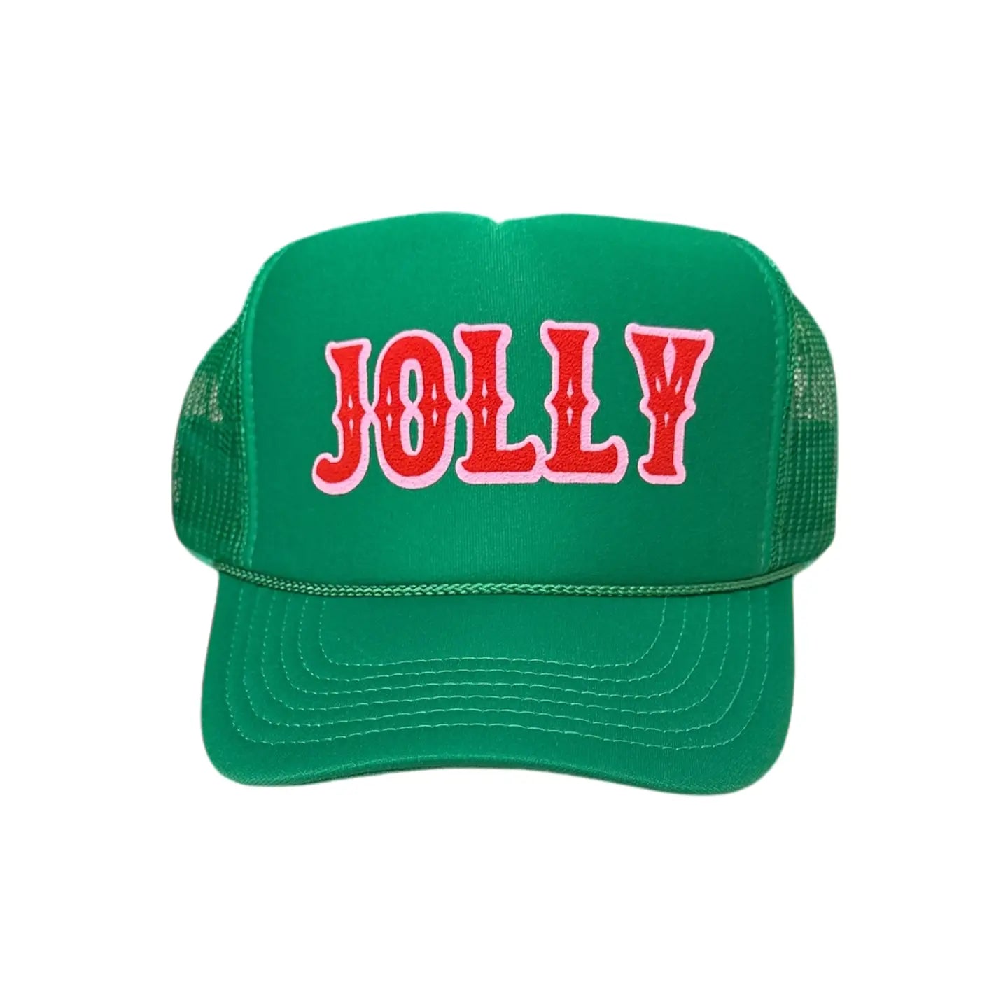 Trucker Hat - Green Jolly-130 Accessories-Littlebrighbird-July & June Women's Fashion Boutique Located in San Antonio, Texas